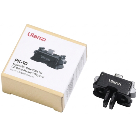 Ulanzi PK-10 - adapter montażowy z portem USB-C do DJI Osmo Pocket 3 / 4 oraz Xtra Muse (Arca-Swiss, gwint 1/4